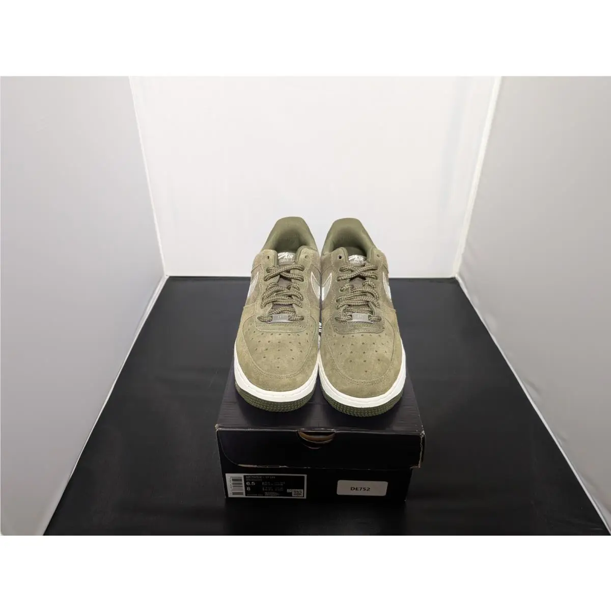 Nike shoes - Nike Air Force 1 `07 LV8 - IB6388-200 - Medium Olive/White-Cargo Khaki 1