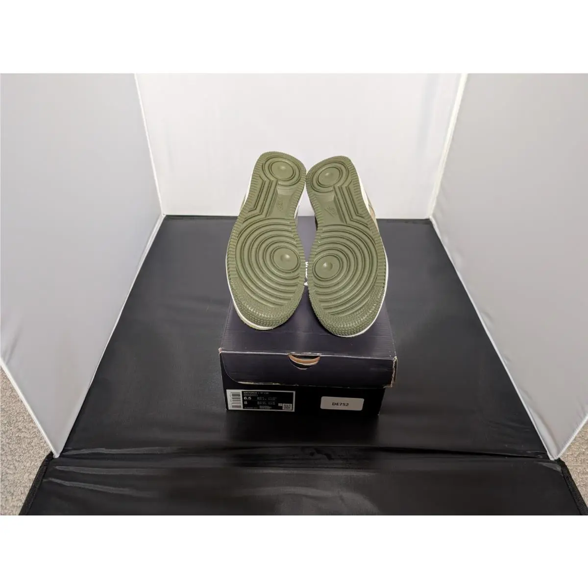 Nike shoes - Nike Air Force 1 `07 LV8 - IB6388-200 - Medium Olive/White-Cargo Khaki 2