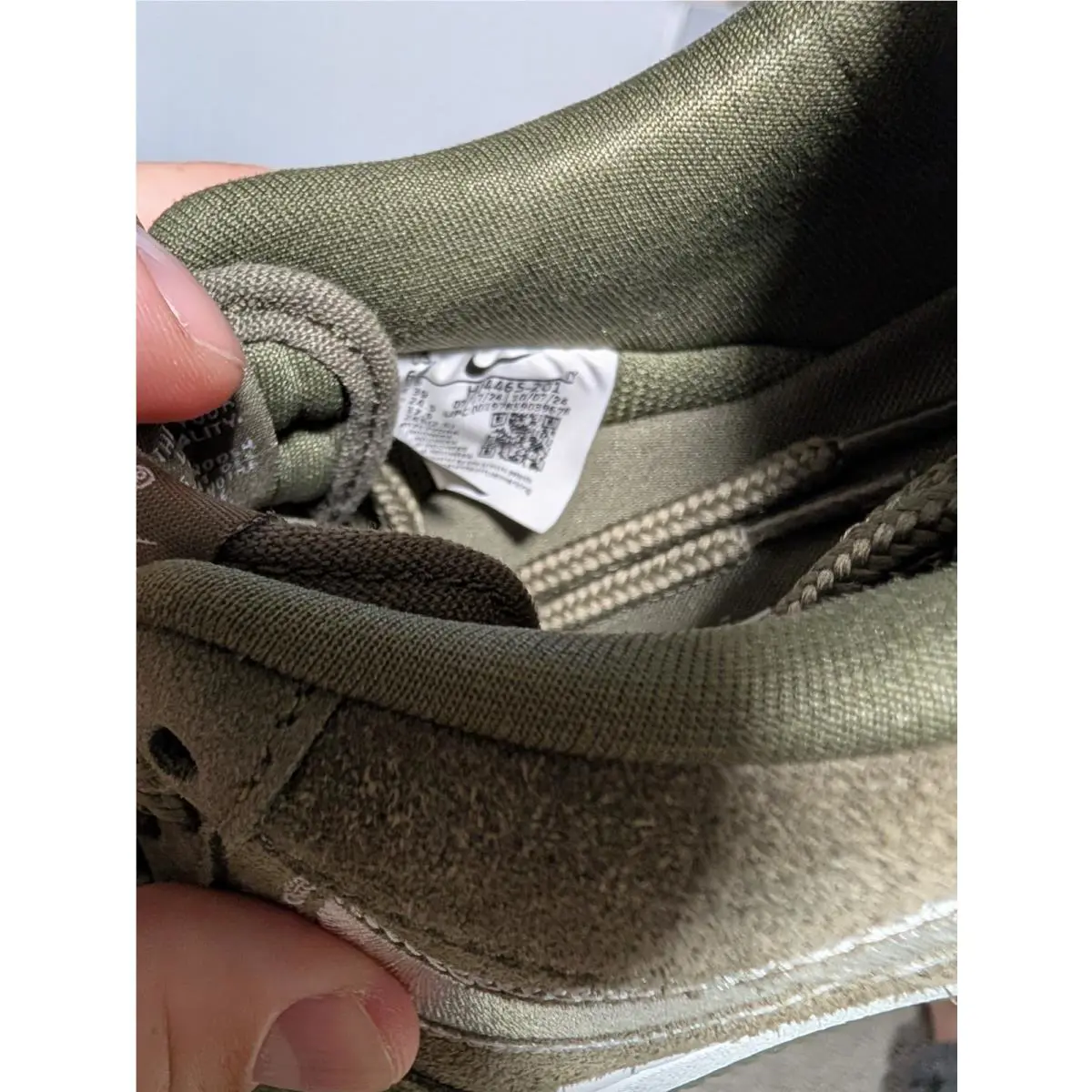 Nike shoes - Nike Air Force 1 `07 LV8 - IB6388-200 - Medium Olive/White-Cargo Khaki 6