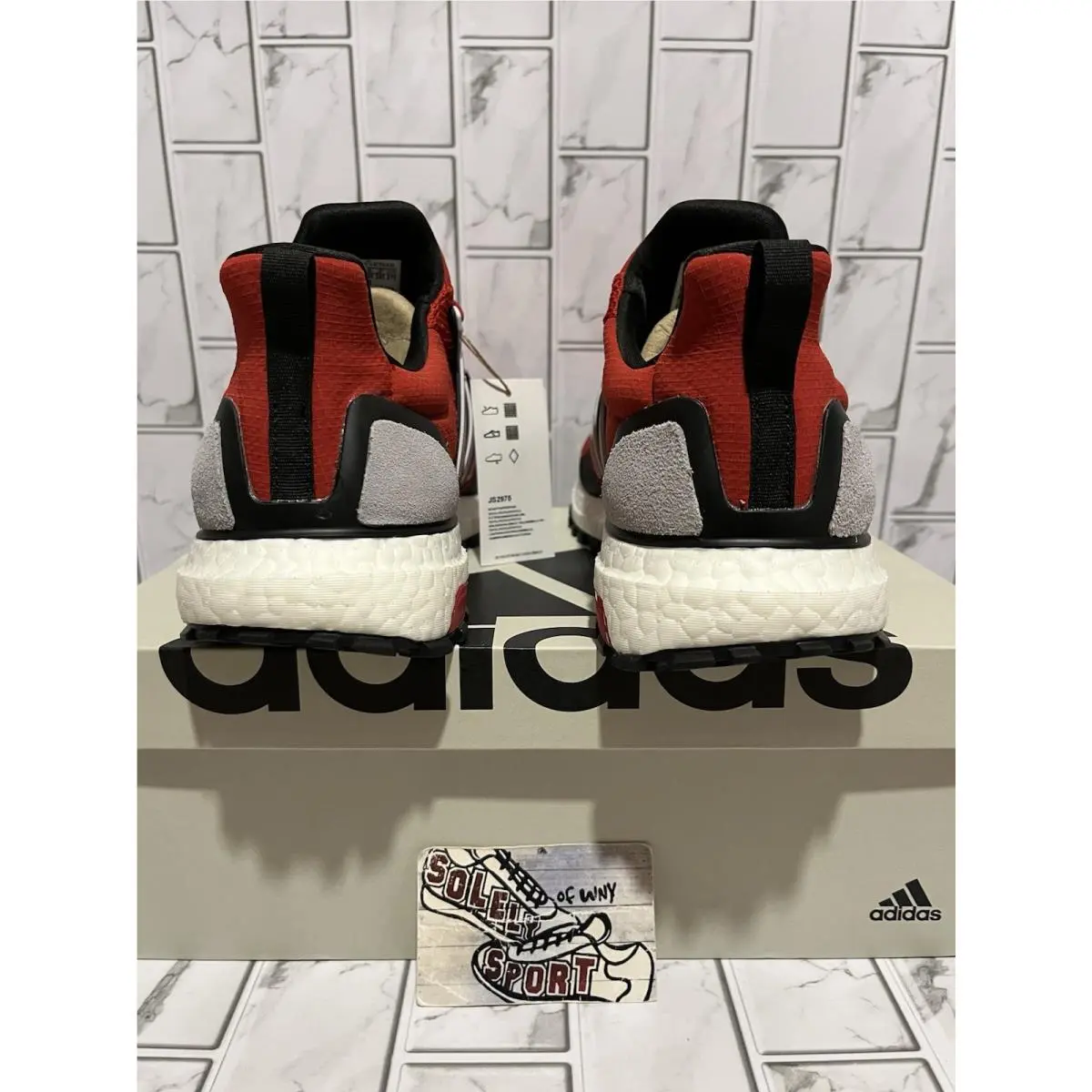 Adidas shoes - adidas UltraBoost 1.0 - UltraBoost - JS2975 - Red 3