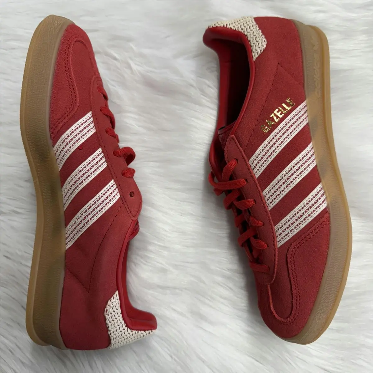 Adidas shoes - Gazelle Indoor Better Scarlet Wonder White Gum - JI2756 - Red 0