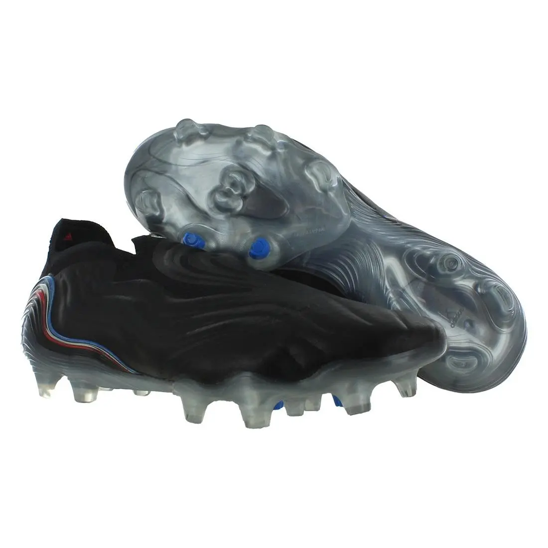 Adidas shoes - Core Black/Cloud White/Blue Rush, Main: Black 4