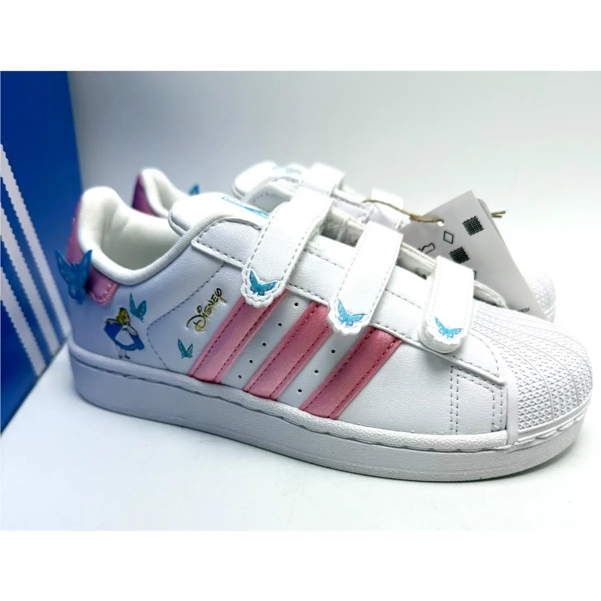Adidas shoes - adidas Superstar CF - Superstar - Cloud White/Light Pink/Lucid Aquamarine 9