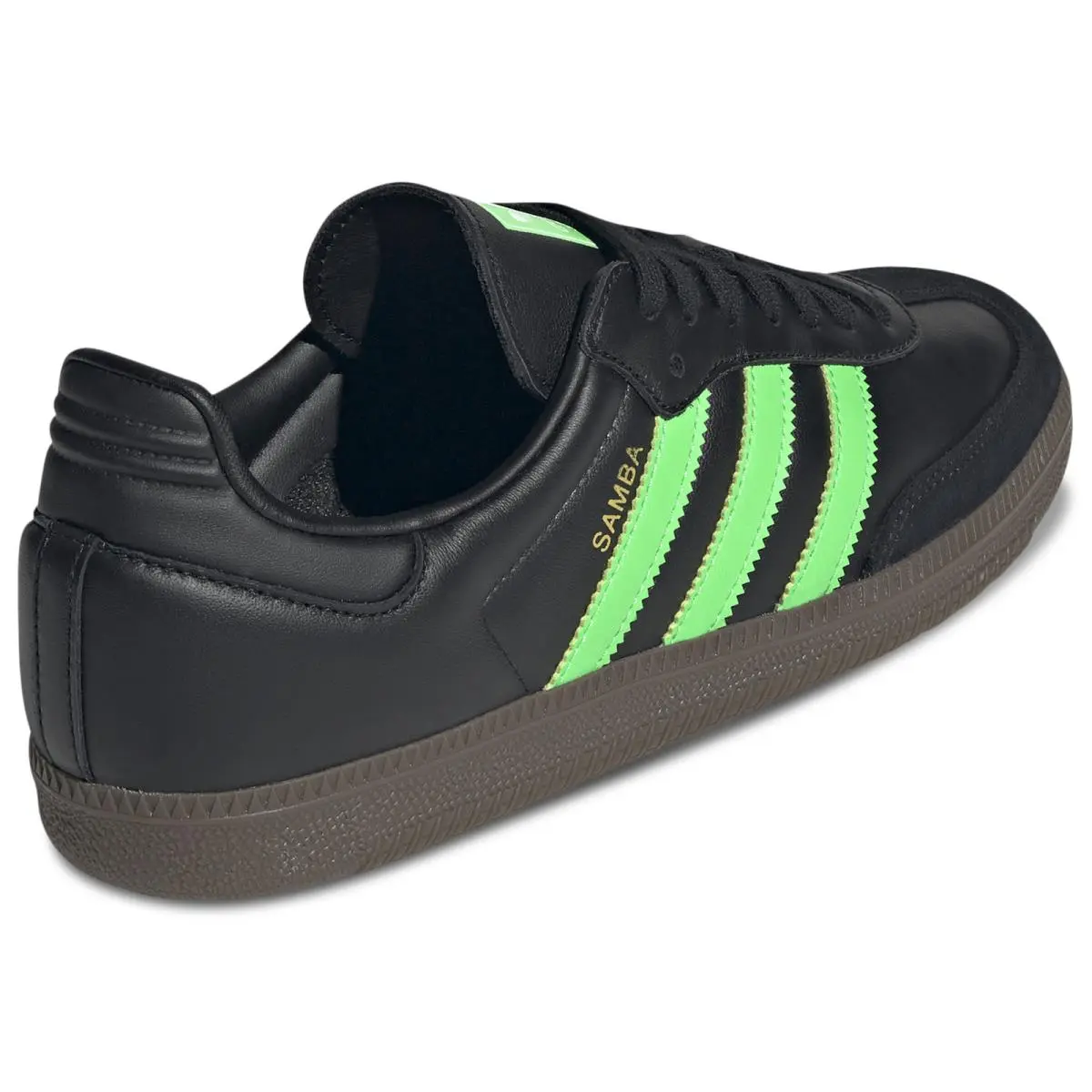 Adidas shoes - Core Black/Screaming Green/Gum 1
