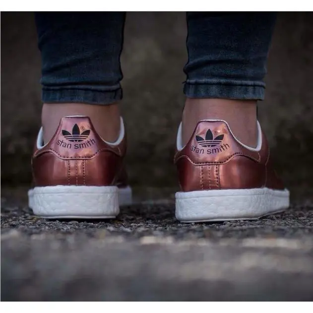 Adidas shoes - adidas Stan Smith Boost - Stan Smith Boost - BB0107 - bronze copper metallic white 7