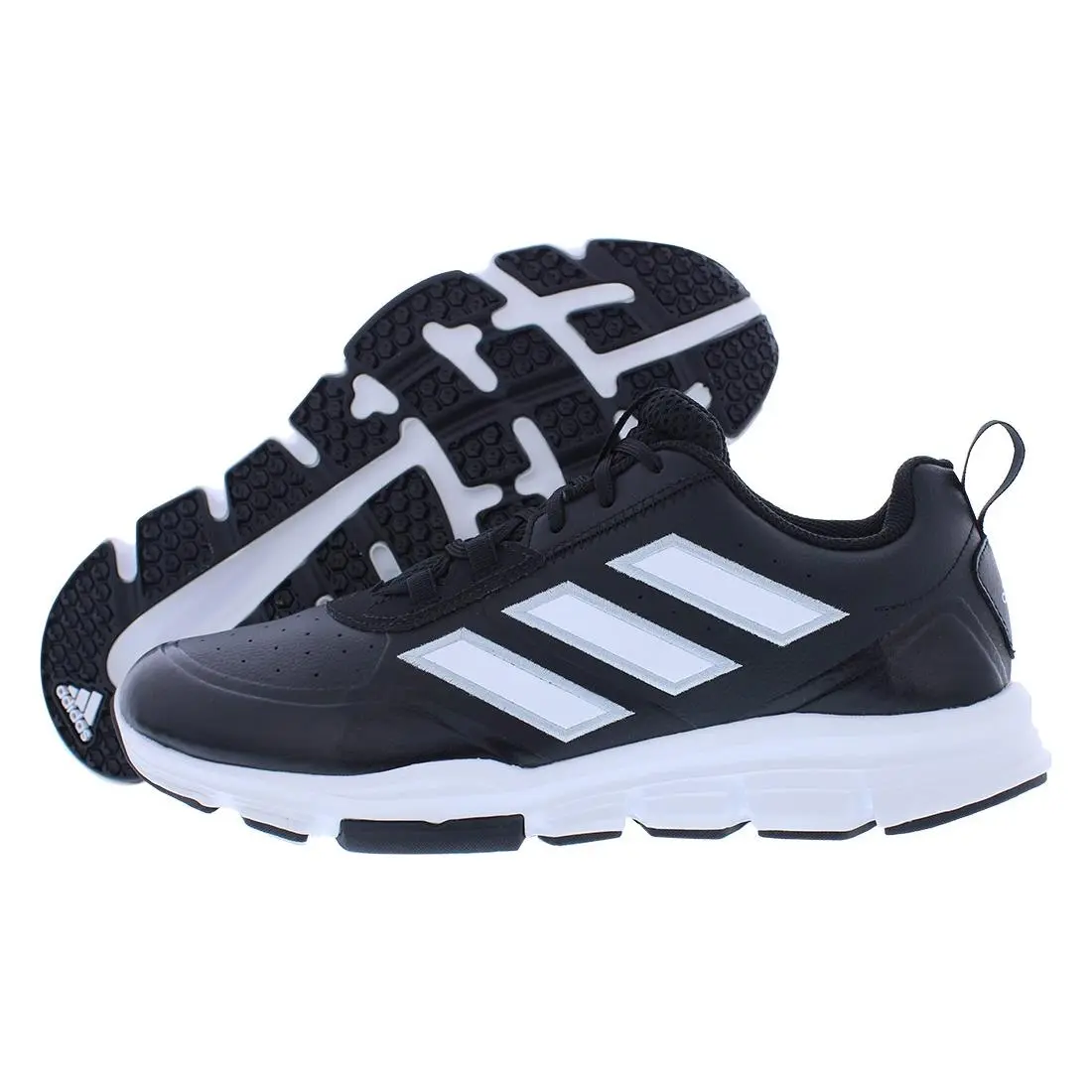 Adidas shoes - Black/White/Silver, Main: Black 3