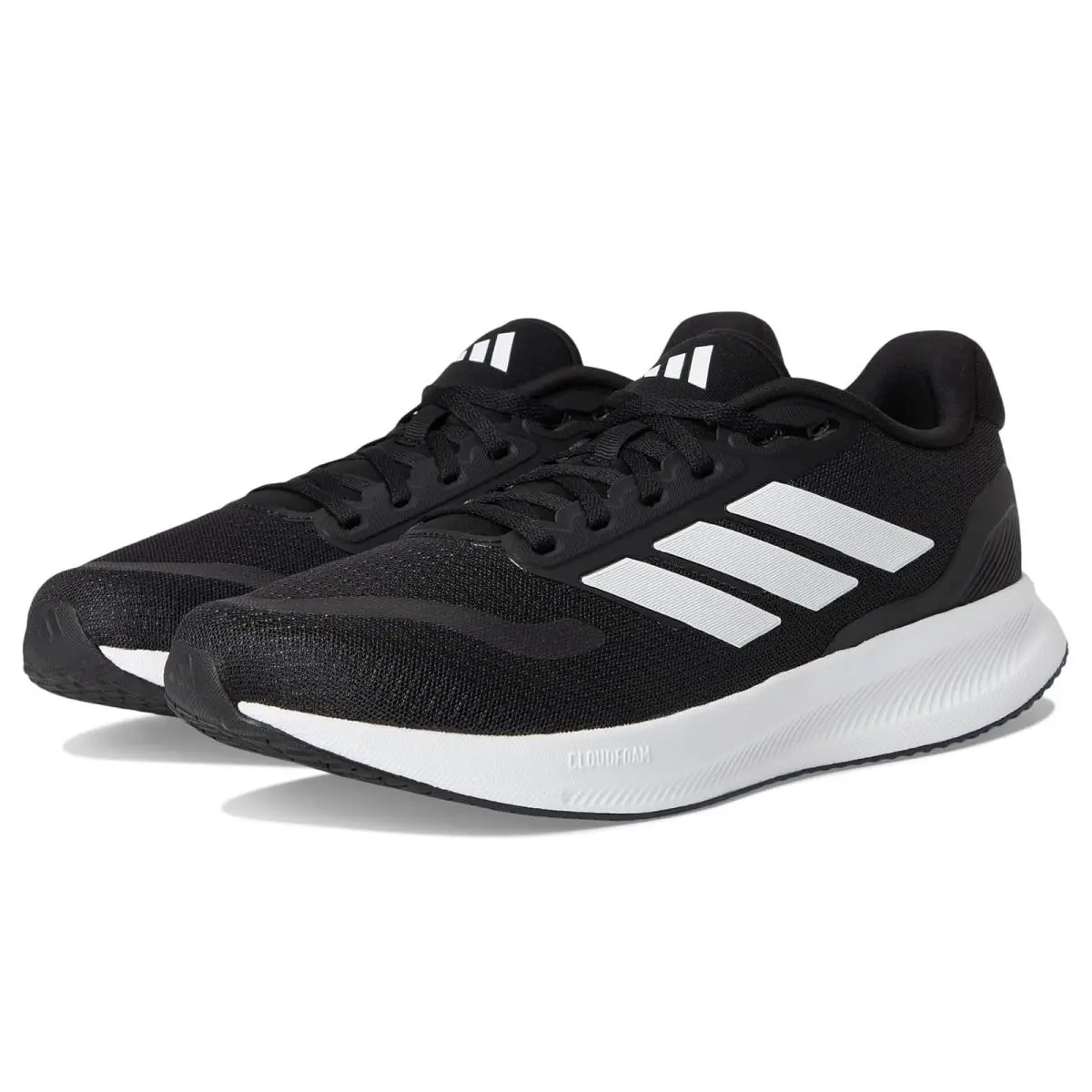 Man`s Sneakers Athletic Shoes Adidas Run Falcon 5 - Black/White/Black 1