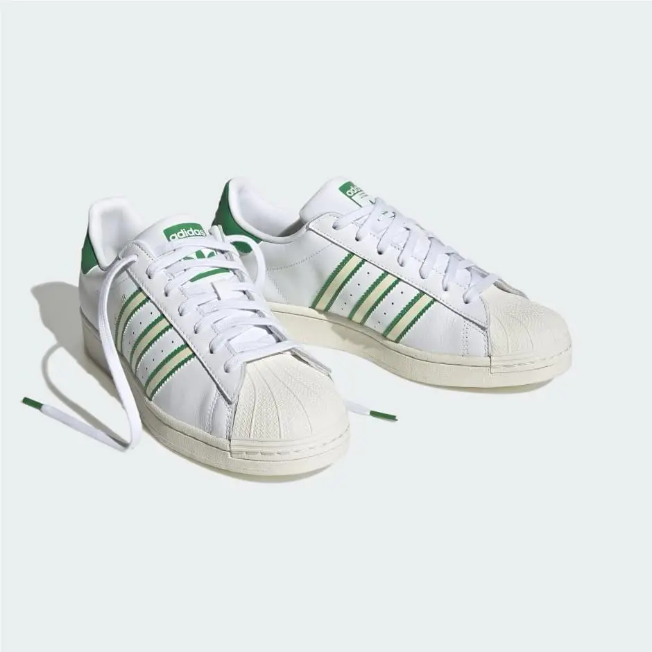 Adidas shoes - adidas Originals Superstar - Originals Superstar - GX9878 - White / Green 4