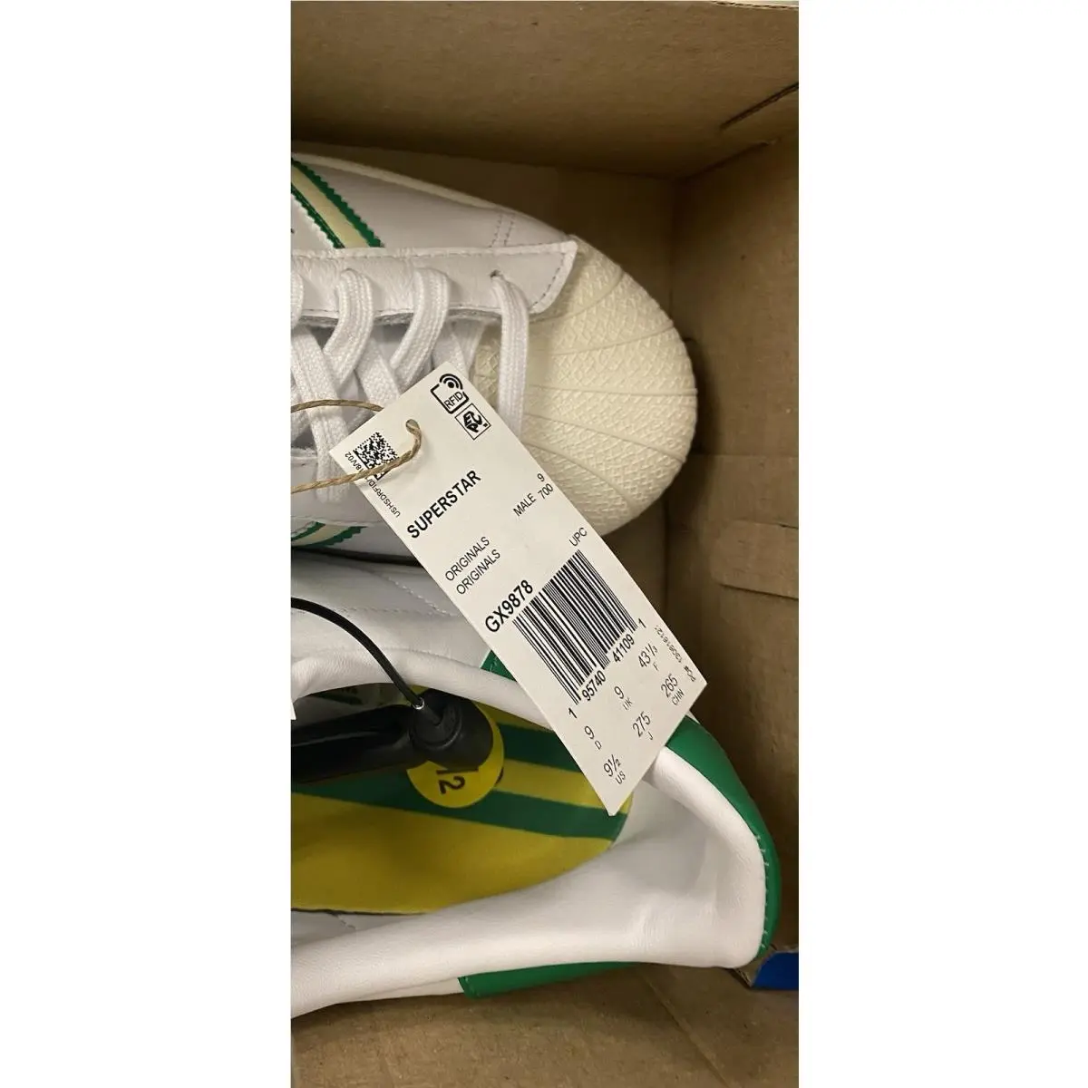 Adidas shoes - adidas Originals Superstar - Originals Superstar - GX9878 - White / Green 6