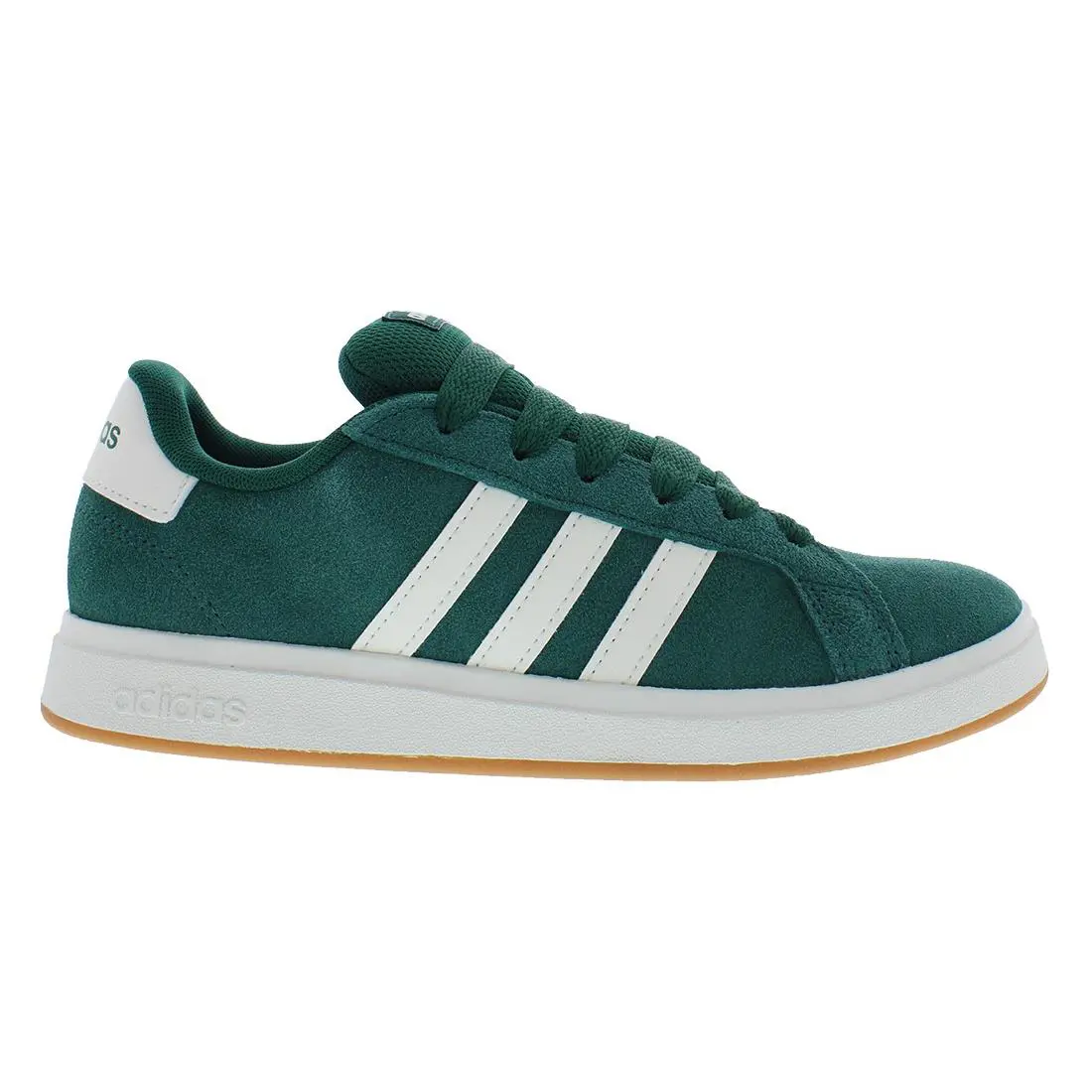 Adidas Grand Court 00s GS Girls Shoes - Green/Cream, Main: Green