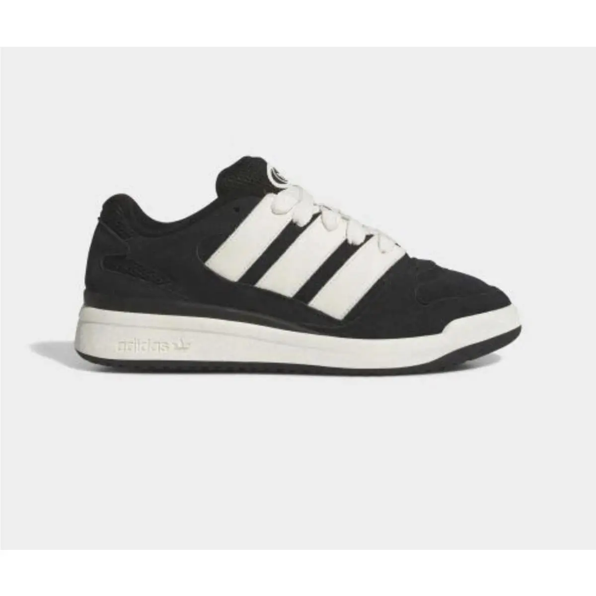 Adidas Forum 2000 Men`s Sizes 11.5-13 Casual Shoe Black White Fashion Sneakers