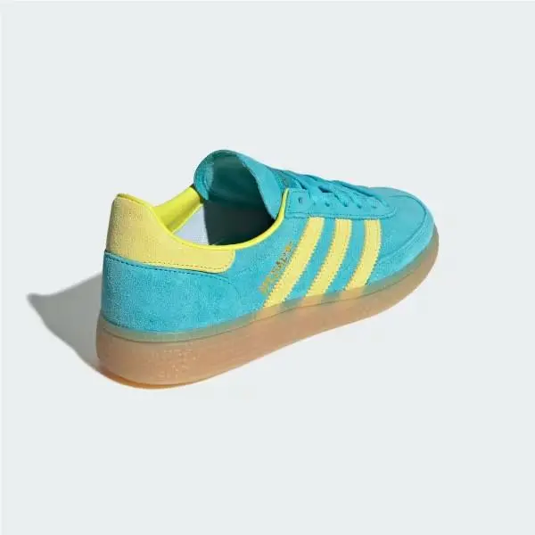 Adidas shoes - Handball Spezial Blue Glow Bright Yellow - JR7351 - Teal 12