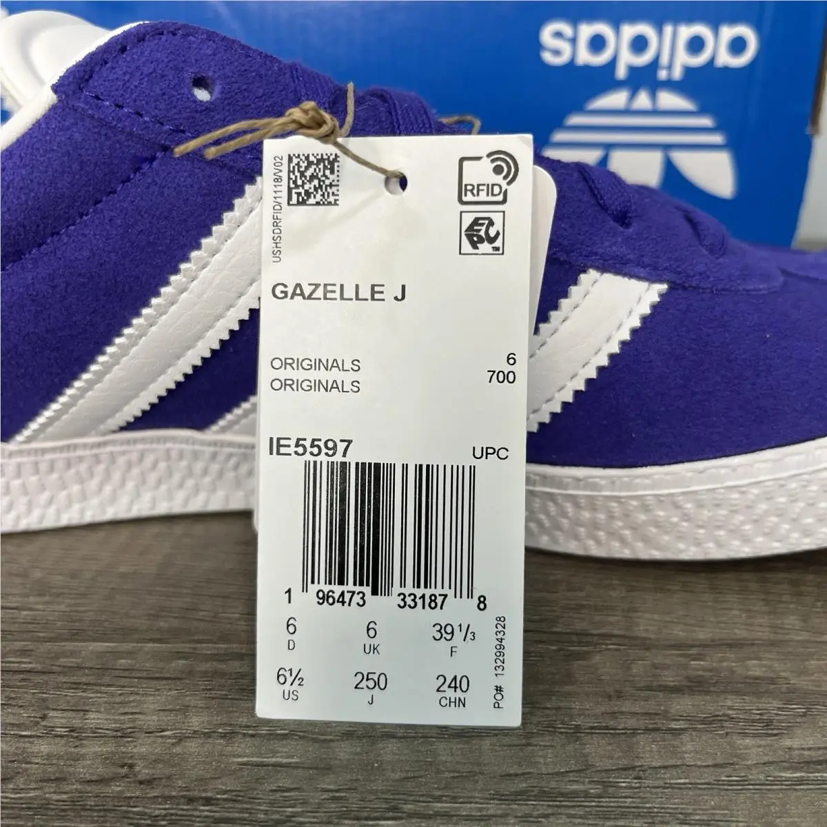 Adidas shoes - adidas Gazelle - Gazelle - IE5597 - Purple 6