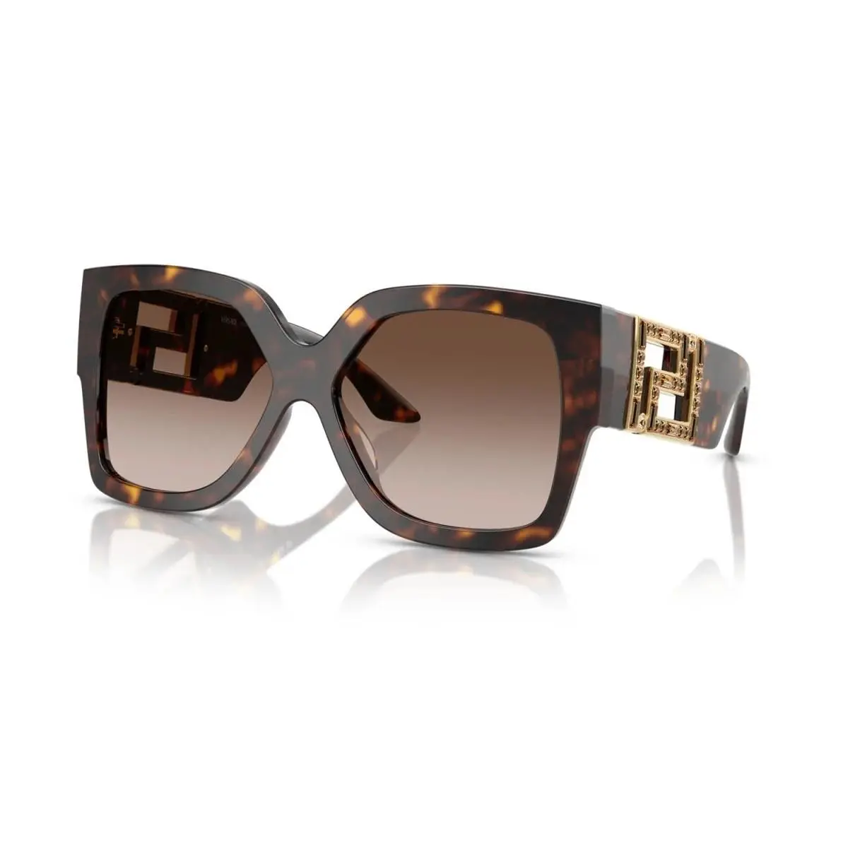 Versace Woman Sunglasses 0VE4402 108/13 59mm Havana - Brown Gradient Lens