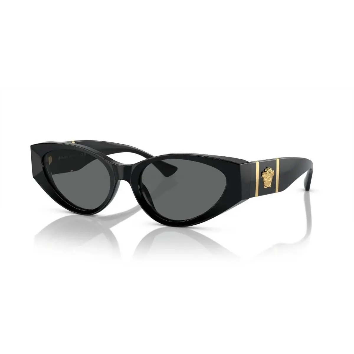 Versace Woman Sunglasses 0VE4454 GB1/87 55mm Black - Dark Grey Lens