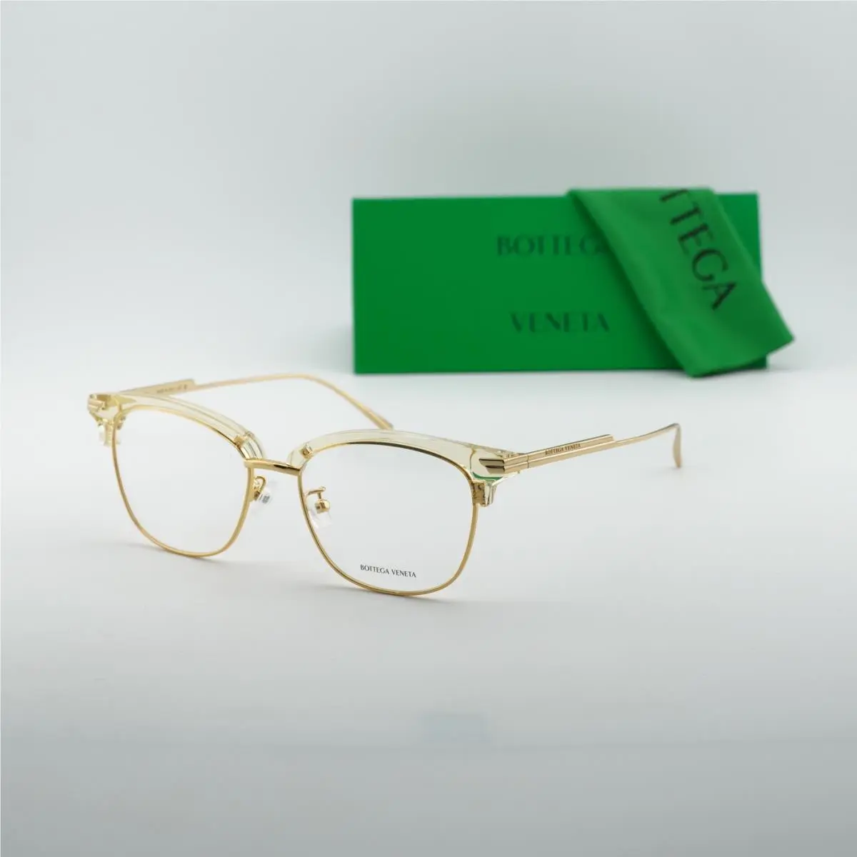 Bottega Veneta BV1011OA 004 Beige/gold 53mm Eyeglasses
