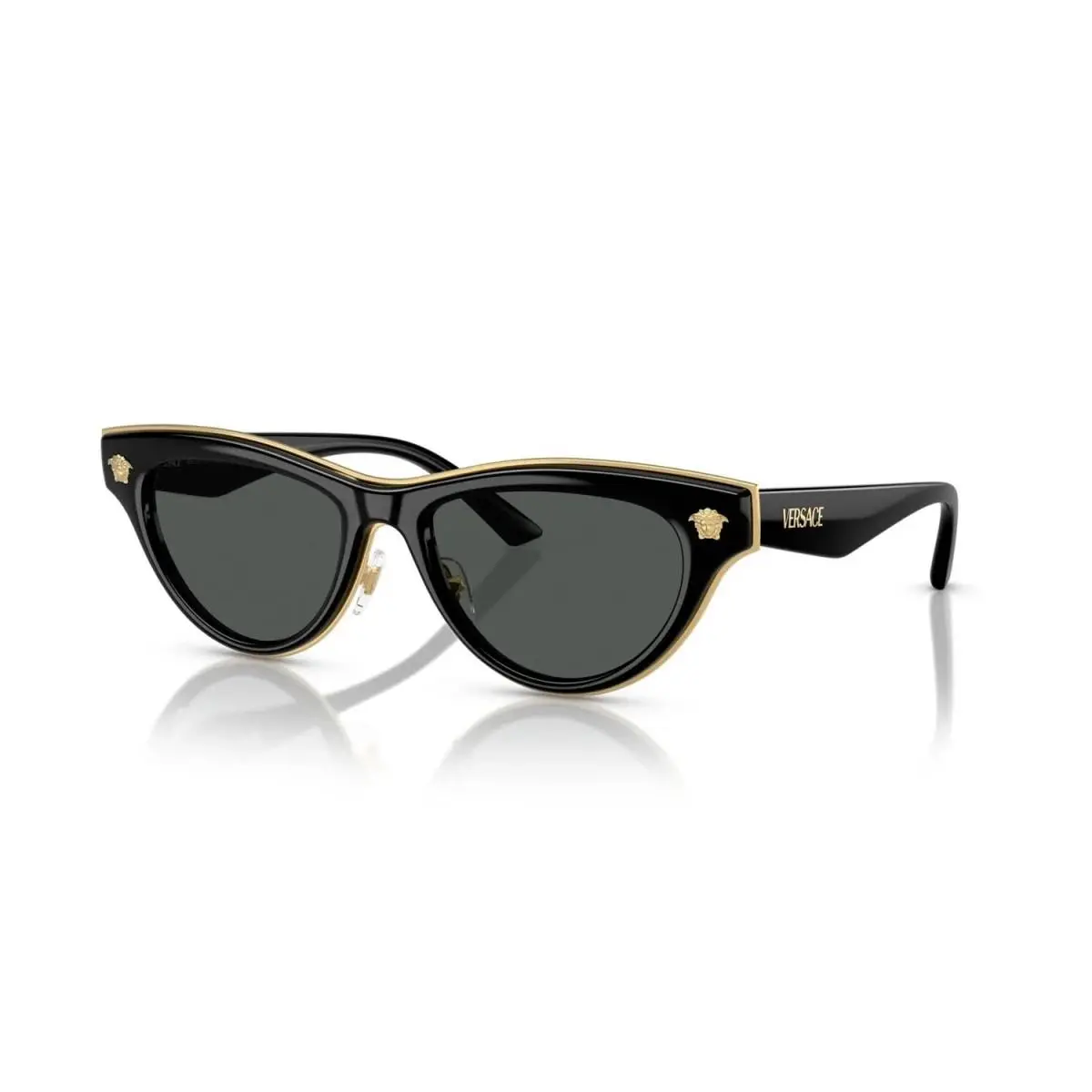 Versace Woman Sunglasses 0VE2273 GB1/87 52mm Black - Dark Grey Lens