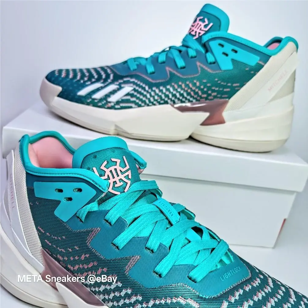 Adidas shoes - adidas D.O.N. Issue - Issue - Hr0718 - Semi Mint Rush/Wonder Mauve/Off White 8