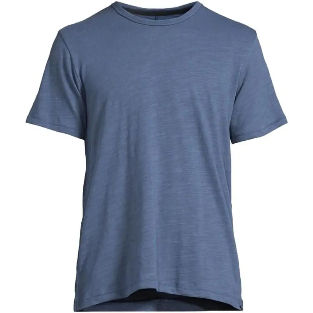 Rag Bone Mens Worn Indigo Classic Flame Short Sleeve Crew Neck Cotton Tee