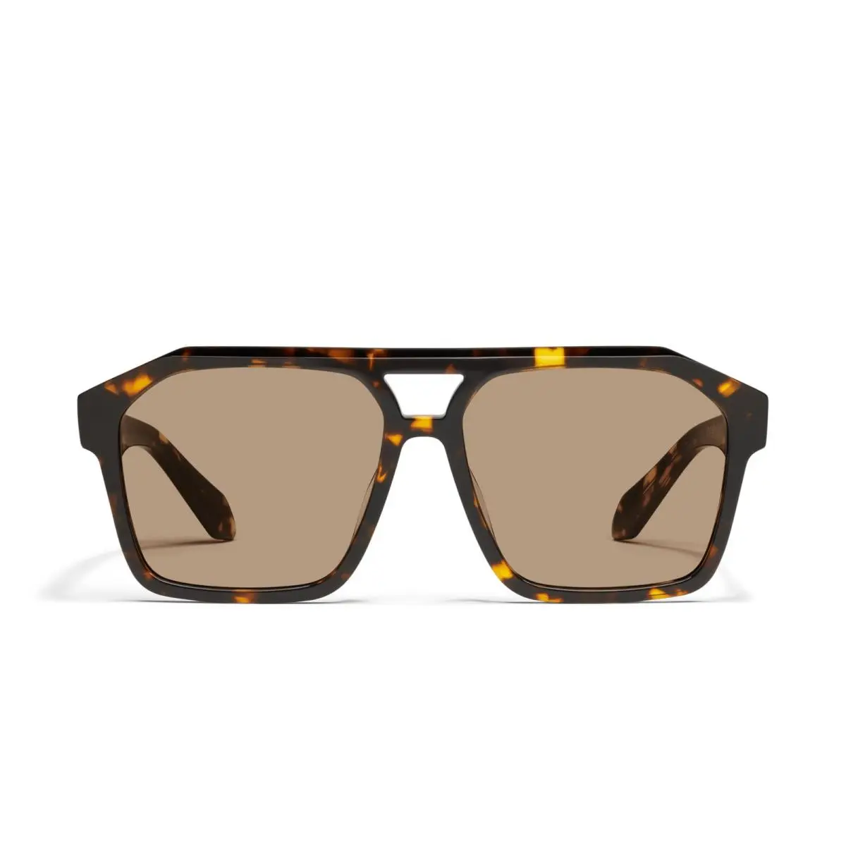 Quay Men`s Sunglasses Aviator Lenses with UV Protection Soundcheck Tortoise