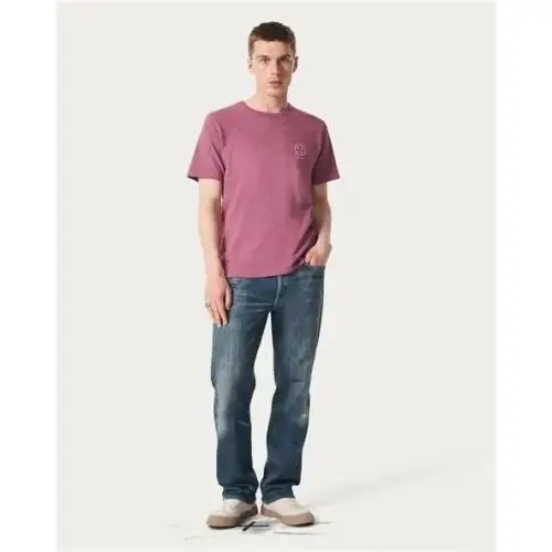 Rag Bone Sour Face Embroidered Tee In Grape Size: Medium by Rag & Bone