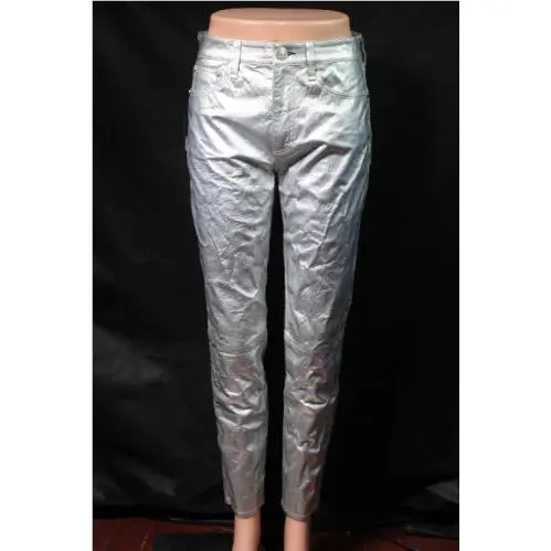 Rag Bone Metallic High Rise Skinny Pants Size 25