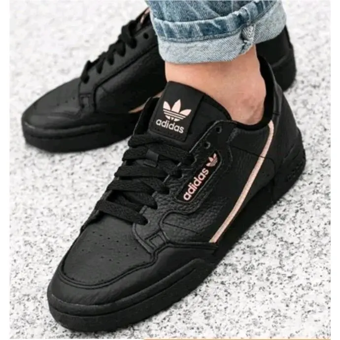 Adidas Continental 80 EE4349 Women`s Shoes Black-copper Metallic Size 9.5 US