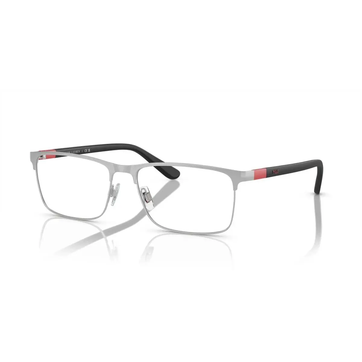 Polo Ralph Lauren Man Rectangle Eyeglasses PH1190 Semi Shiny Silver 58mm