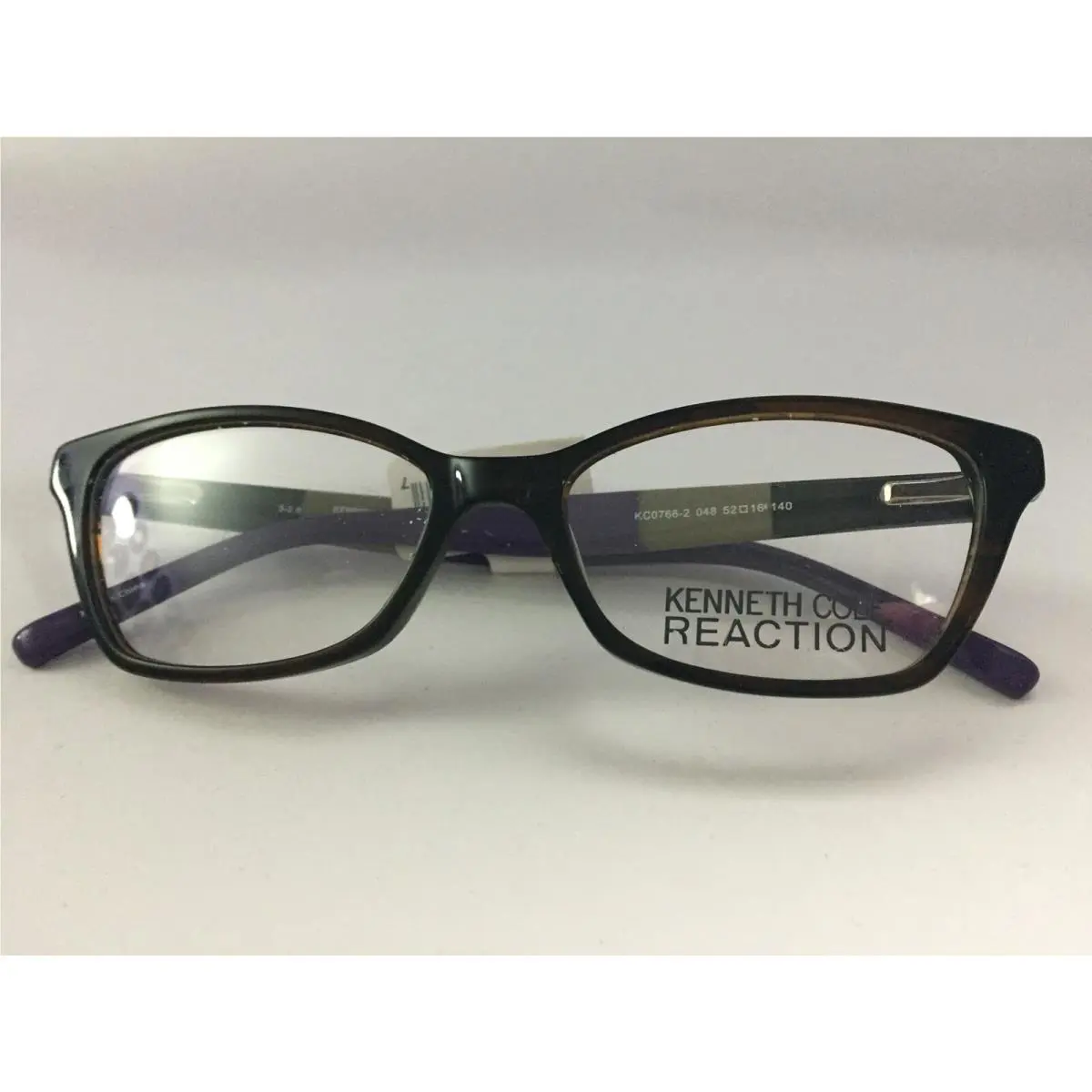 Kenneth Cole Reaction Eyeglasses Dark Brown/purple 52-16-140 Frames