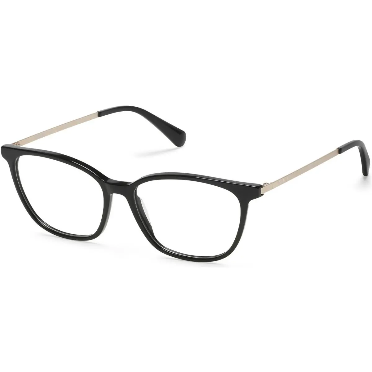 Kenneth Cole Reaction KC 0956 Shiny Black Pale Gold 001 Size 53 Eyeglasses