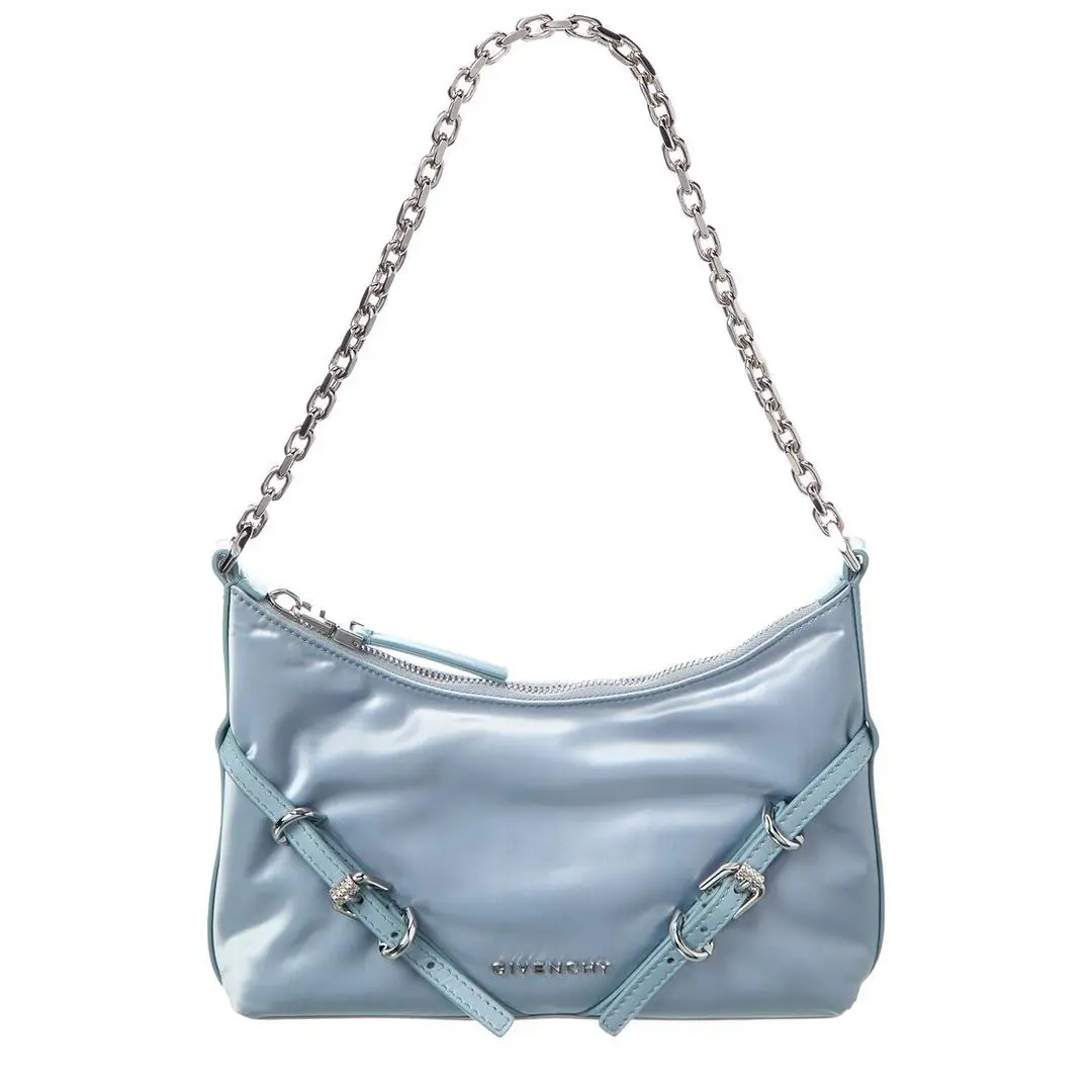 Valentino Givenchy Voyou Satin Party Bag Women`s Grey