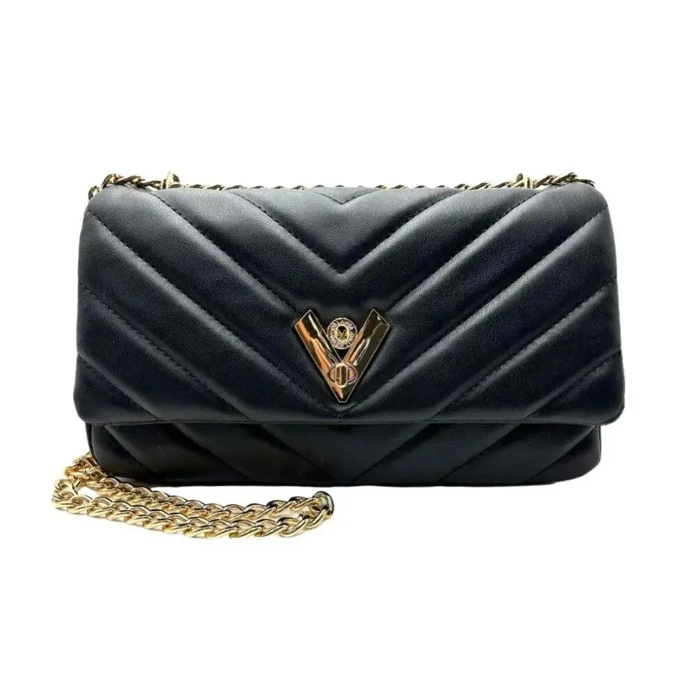 Valentino Orlandi Italy Quilted Studded Crossbody Shoulder Bag Clutch