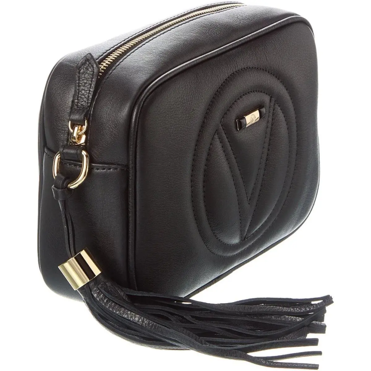 Valentino Mario Mia Black Camera Crossbody Bag Italy