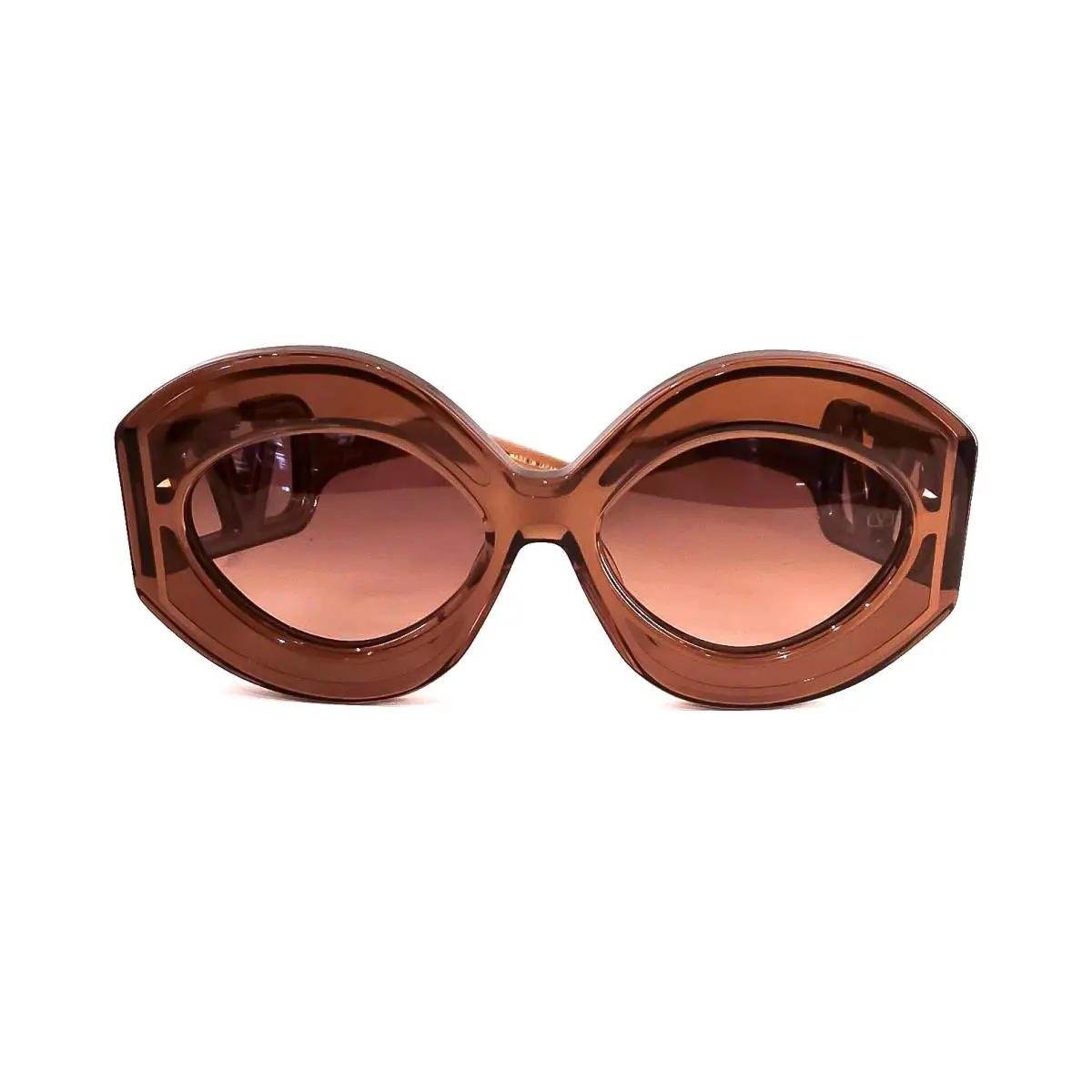 Valentino V-Soul-VLS-128B Sunglasses Col. Brown/brown Gradient Size 56