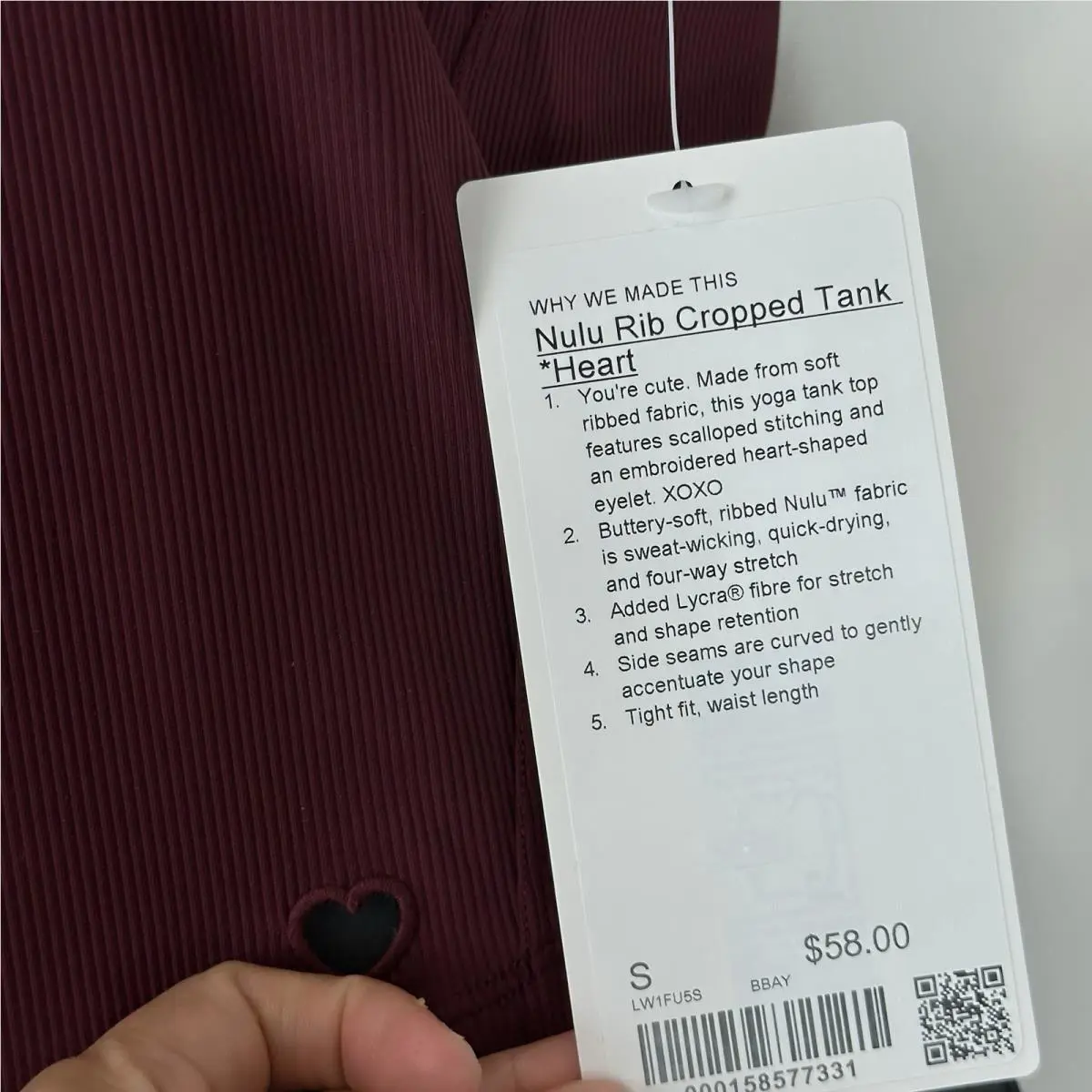Lululemon clothing - Red 4