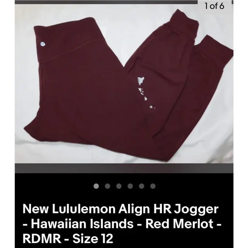 Lululemon clothing - Red Merlot 1