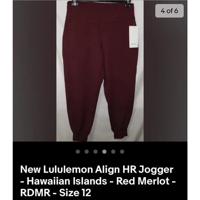Lululemon clothing - Red Merlot 2
