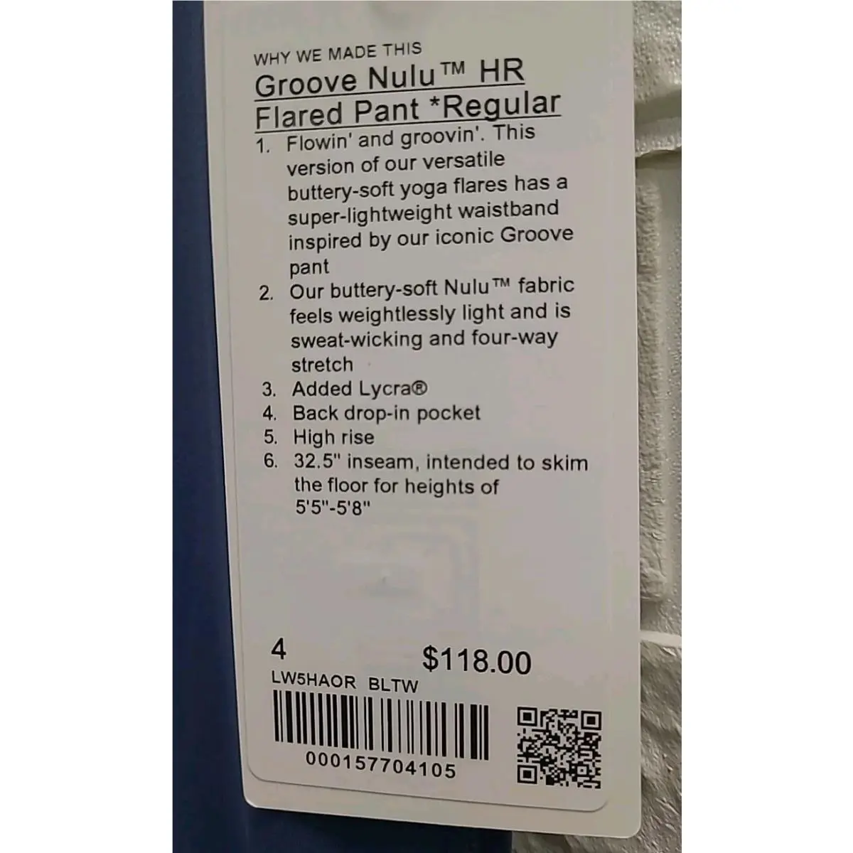 Lululemon clothing - Blue 5