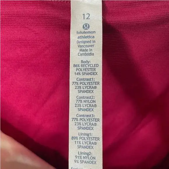 Lululemon clothing - Pink 1