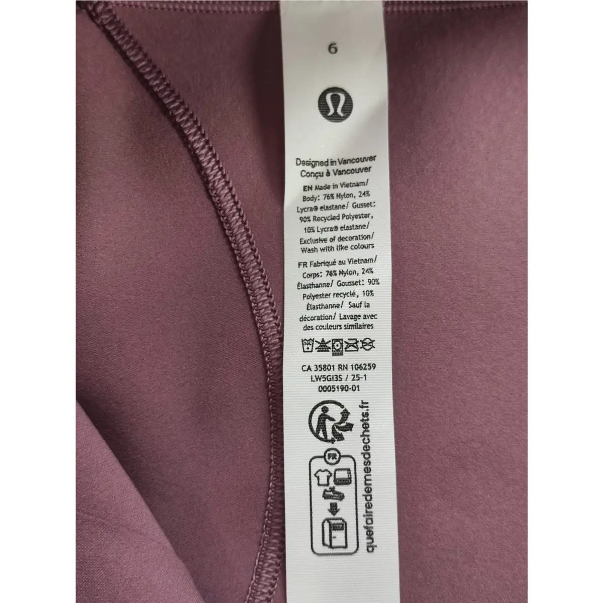 Lululemon clothing - Pink 1