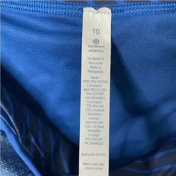 Lululemon clothing - Blue 1