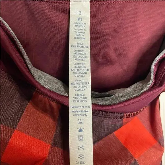 Lululemon clothing - Lululemon Speed Shorts - Speed Shorts - Red 1