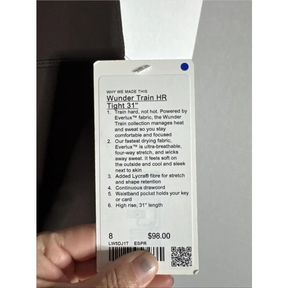 Lululemon clothing - LW5DJ1T - LW5DJ1T - Espresso 1