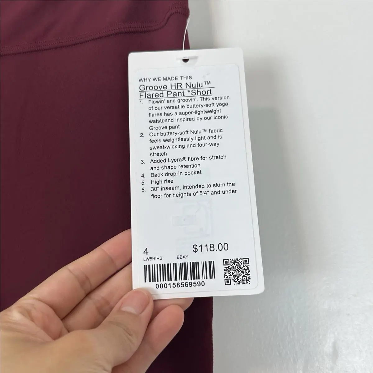 Lululemon clothing - Red 2