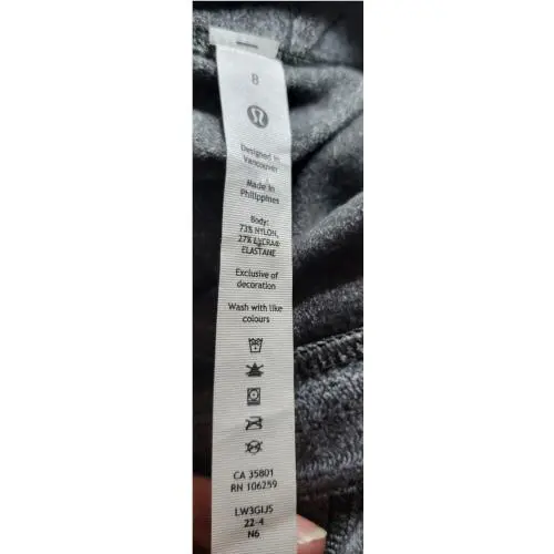 Lululemon clothing - Grey 4