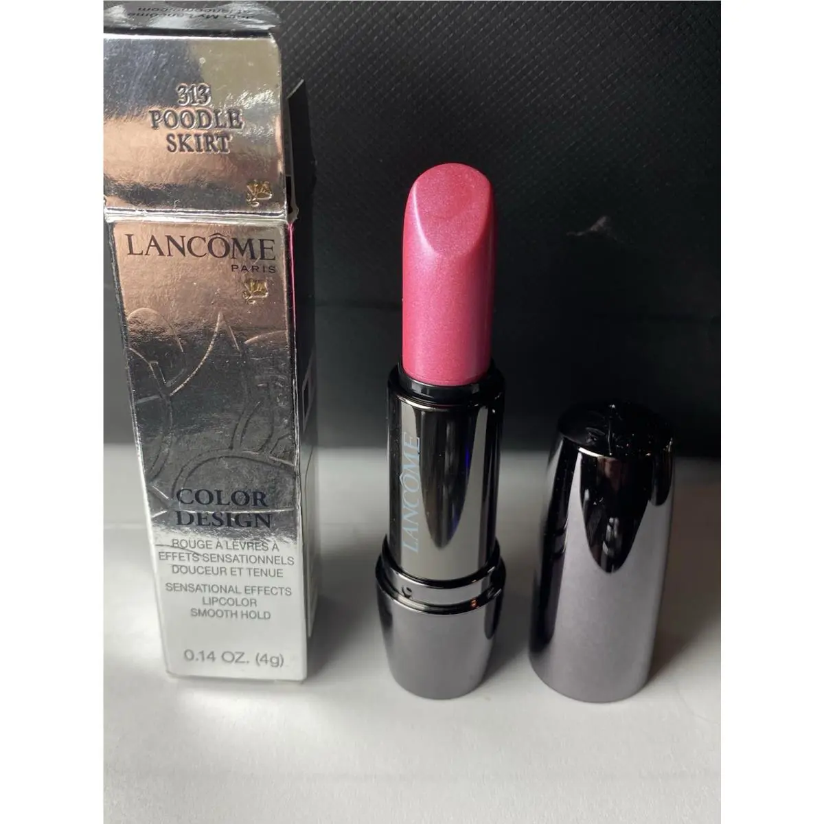 Lancome Color Design Lipstick 313 Poodle Skirt Full Size 0.14oz Vhtf