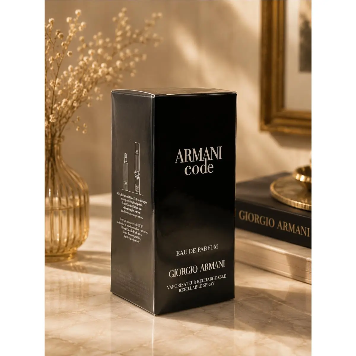 Giorgio Armani - Armani Code 2.5oz/75ml Men`s Eau De Parfum Refillable Bottle