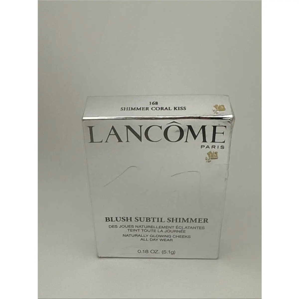 Lancome Blush Subtil Shimmer 168 Shimmer Coral Kiss 0.18 oz E9