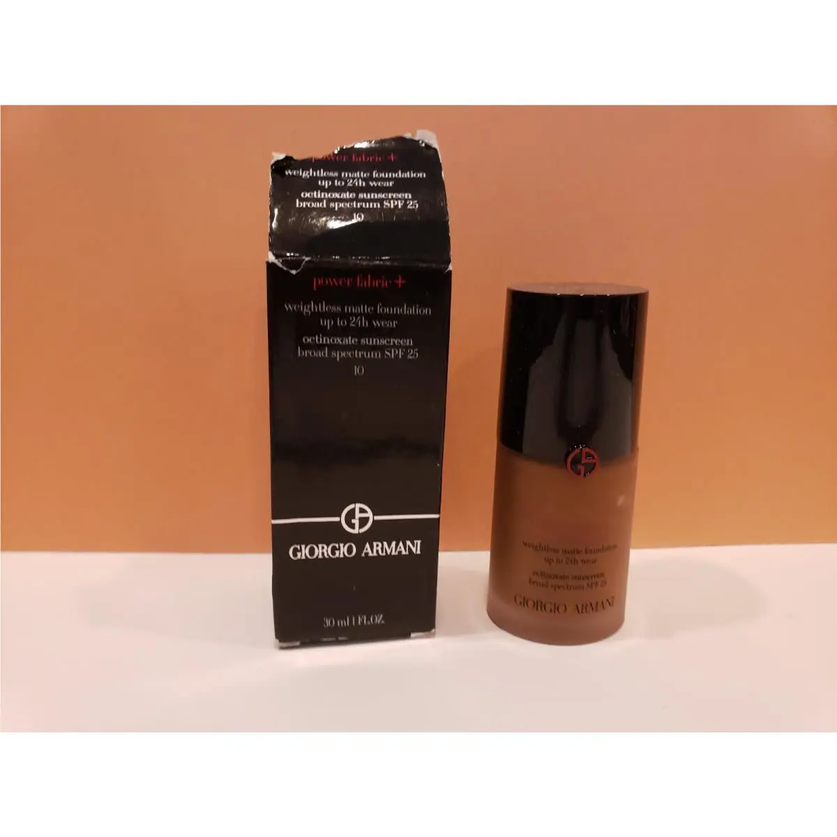 Giorgio Armani Power Fabric+weightless Matte Foundation SPF25 10 1oz