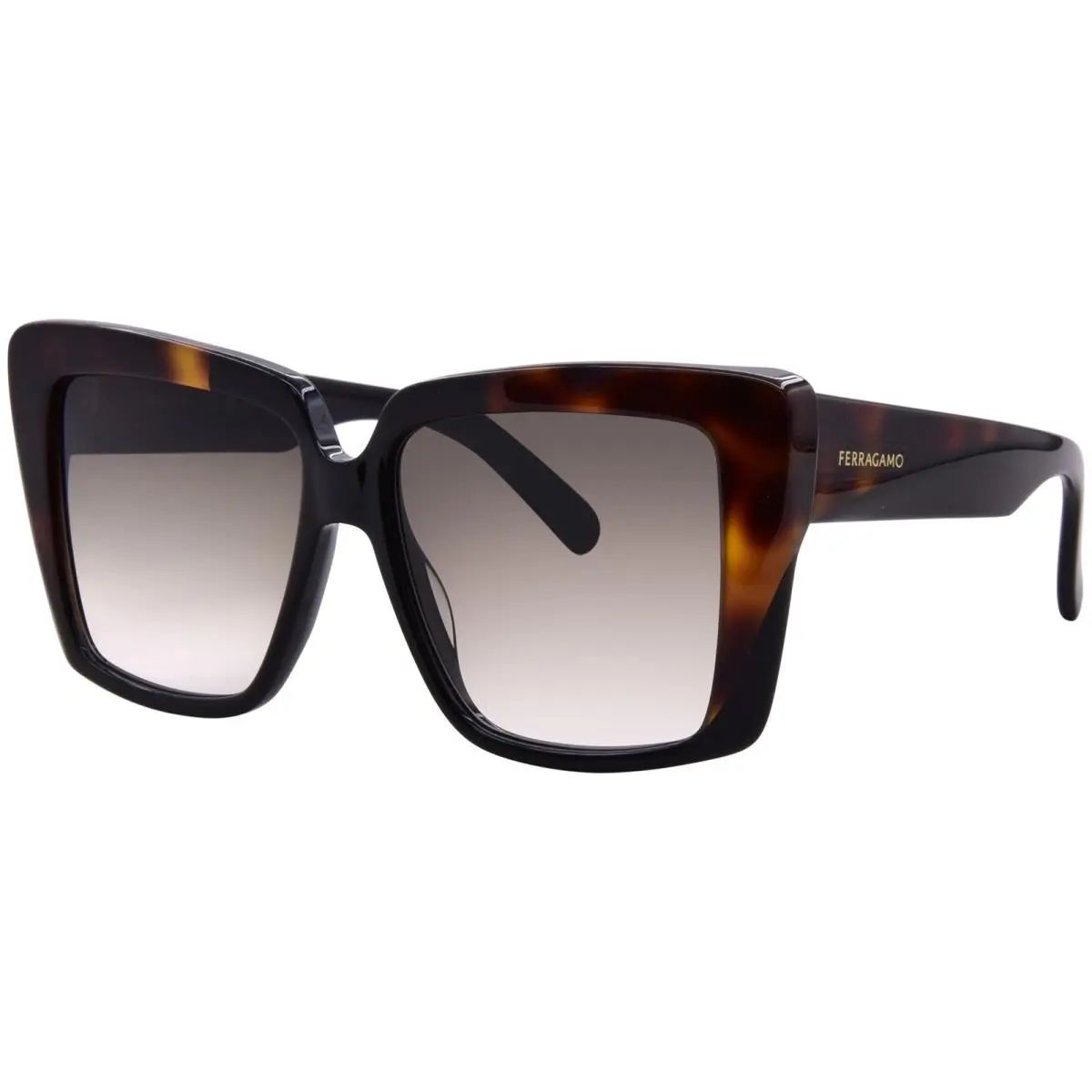 Salvatore Ferragamo SF1060SN 006 Sunglasses Women`s Black/tortoise/brown 55mm